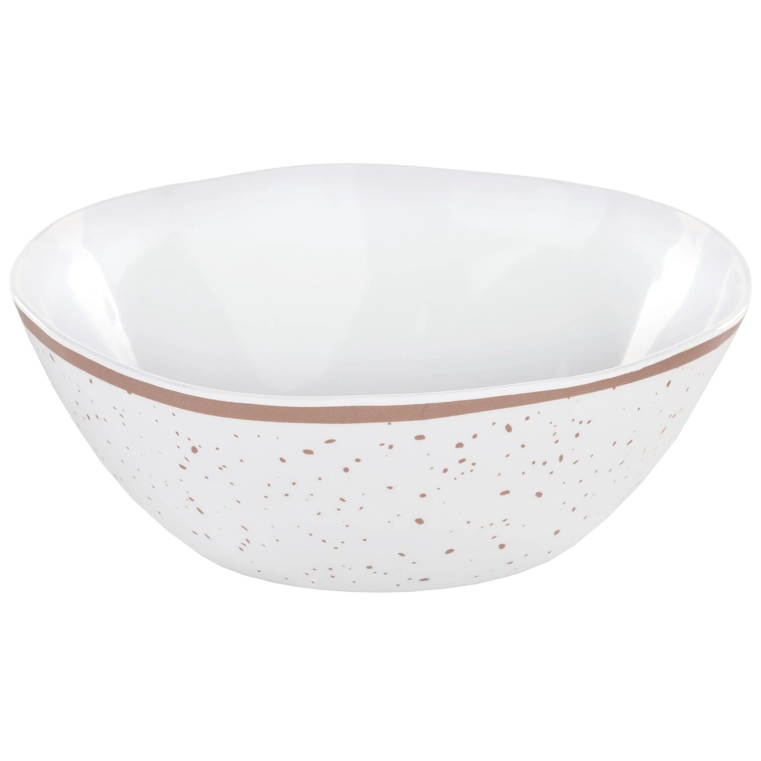 Small Melamine Bowl - Rose Gold Speckle