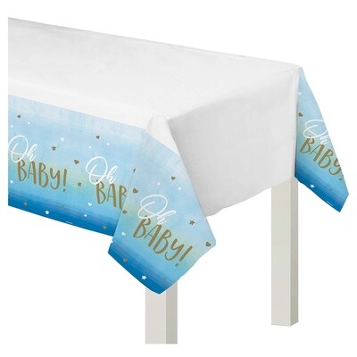 Oh Baby Boy Plastic Table Cover