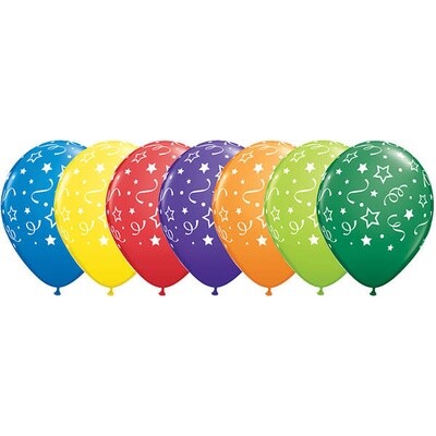 Latex Balloons - Stars, Dots, Confetti 