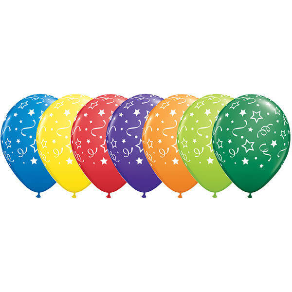 Latex Balloons - Stars, Dots, Confetti 