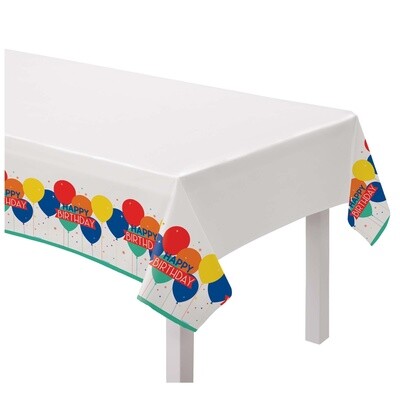 Balloon Fest Plastic Table Cover