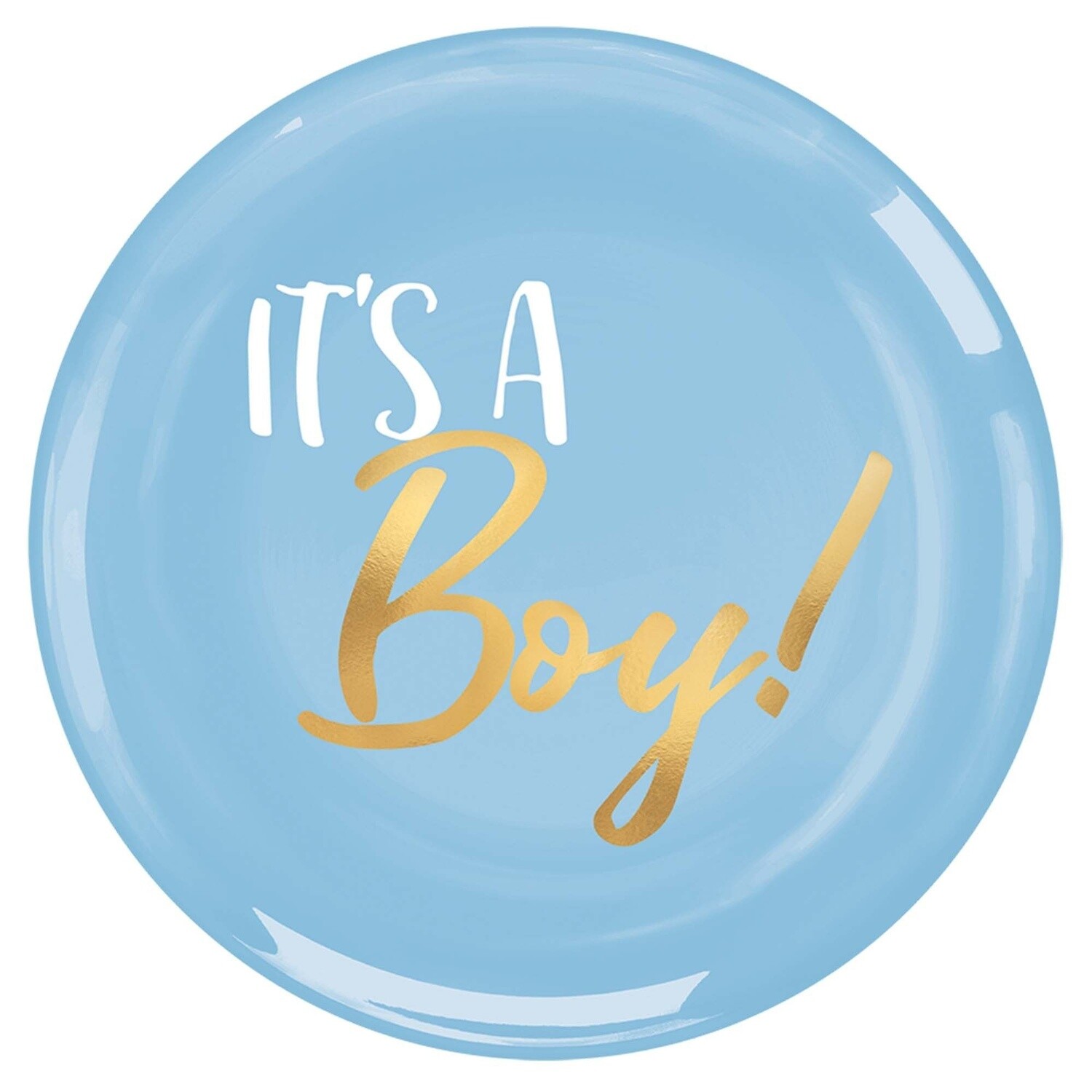 Coupe Plastic Plates, 7 1/2&quot; - Boy