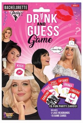 Bachelorette Party Guess Or Drink Game