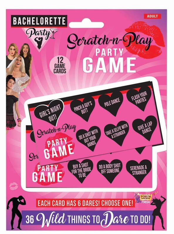 Bachelorette - Scratch - N- Play Party Game