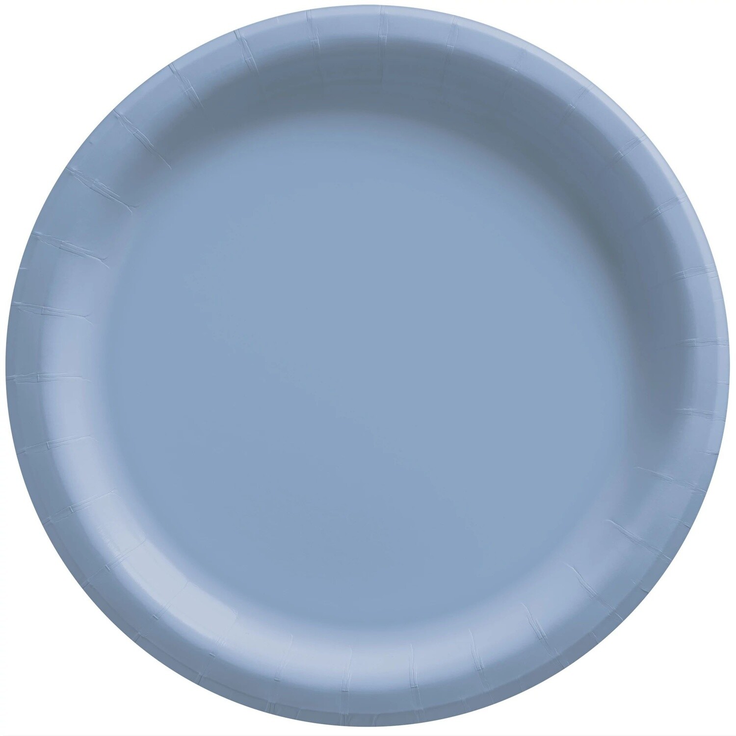6 3/4&quot; Round Paper Plates, Mid Ct. - Pastel Blue