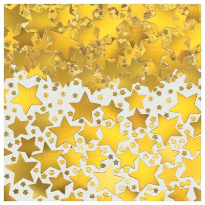 Gold Metallic Star Confetti - 70G