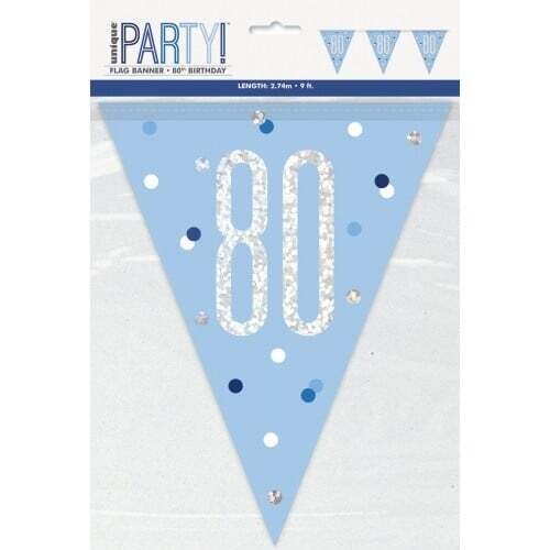 Pennant Banner-80th Birthday