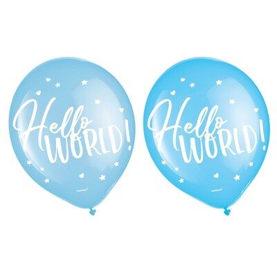 Oh Baby Boy Latex Balloons