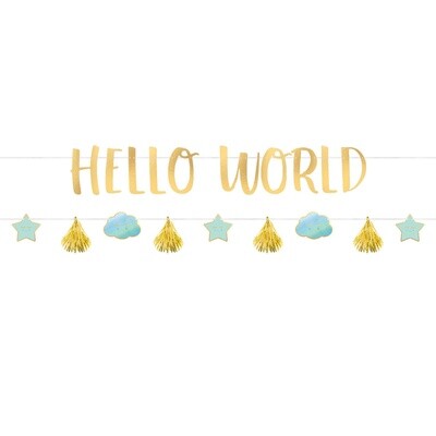 Oh Baby Boy Letter Banner Kit