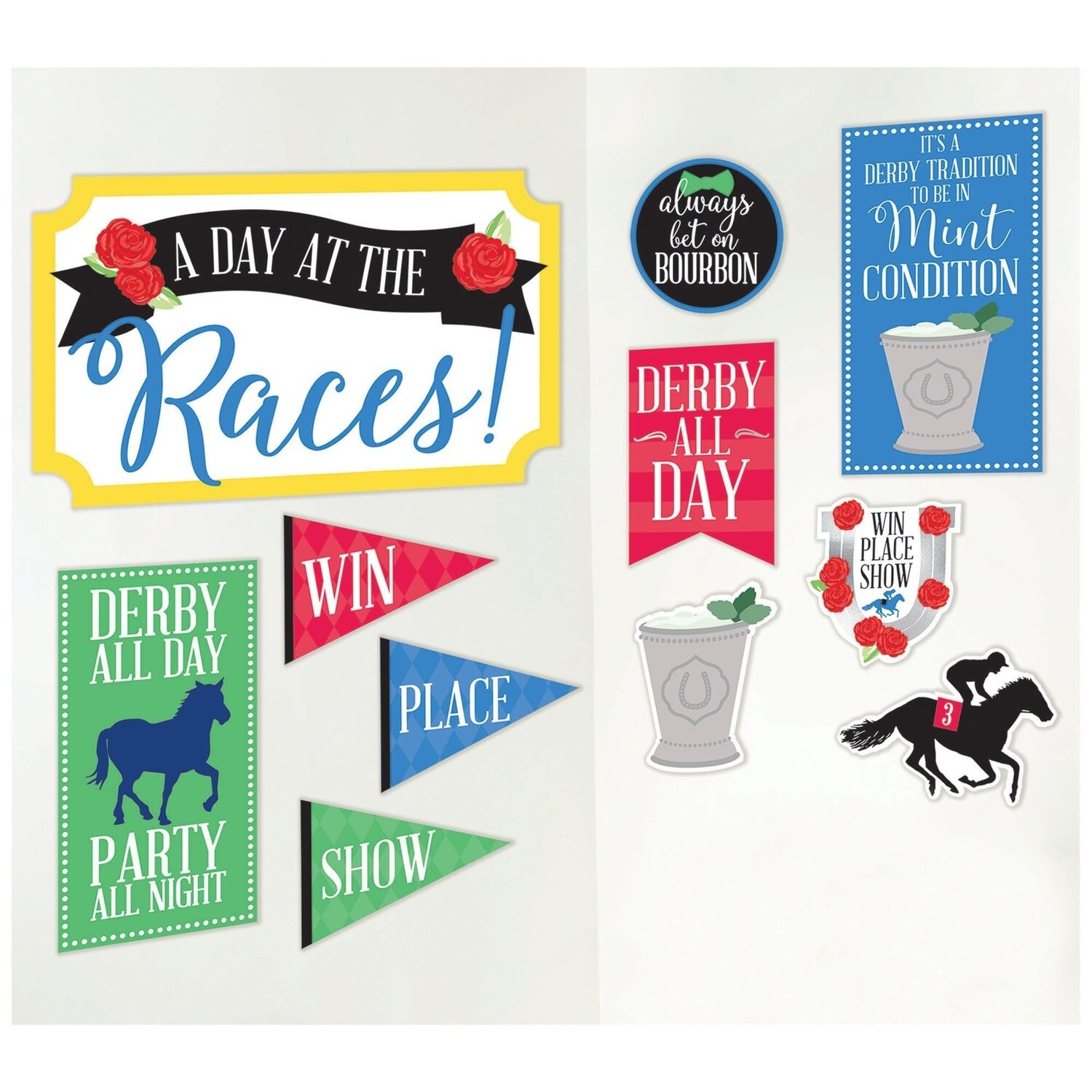 Derby Day Cutouts