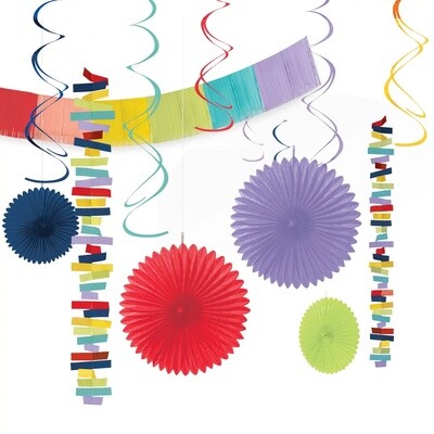 Rainbow Paper And Foil Decorating Kit
