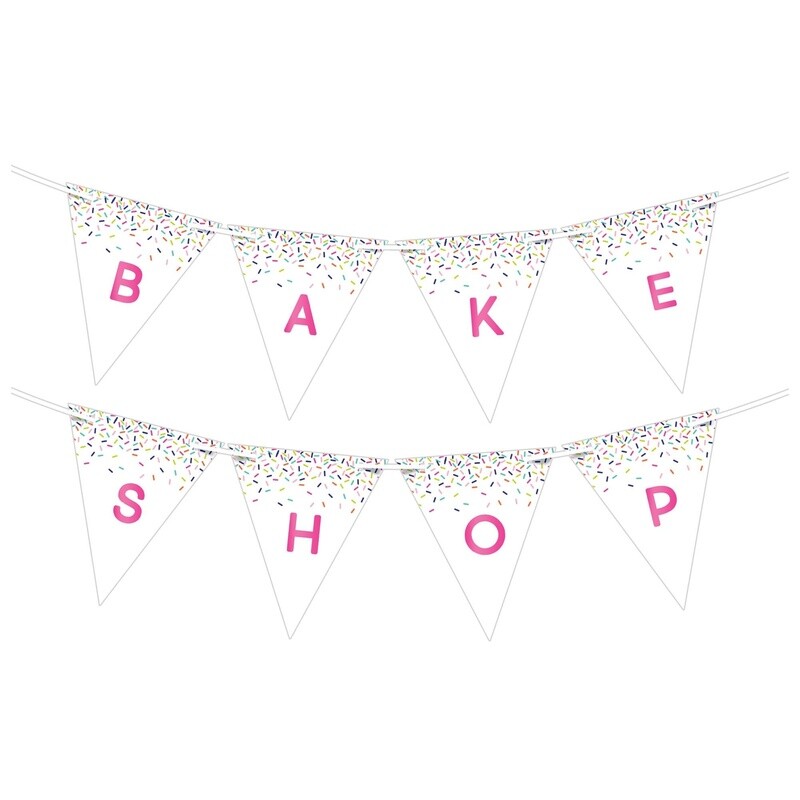Bakeware Party Customizable Paper Pennant Banner