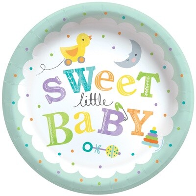 Sweet Little Baby 8 1/2&quot; Plates
