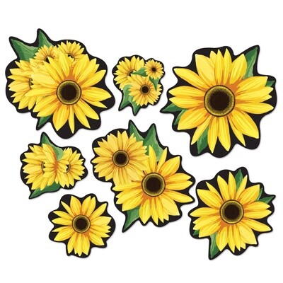 Cutouts - Sunflower - 7pkg