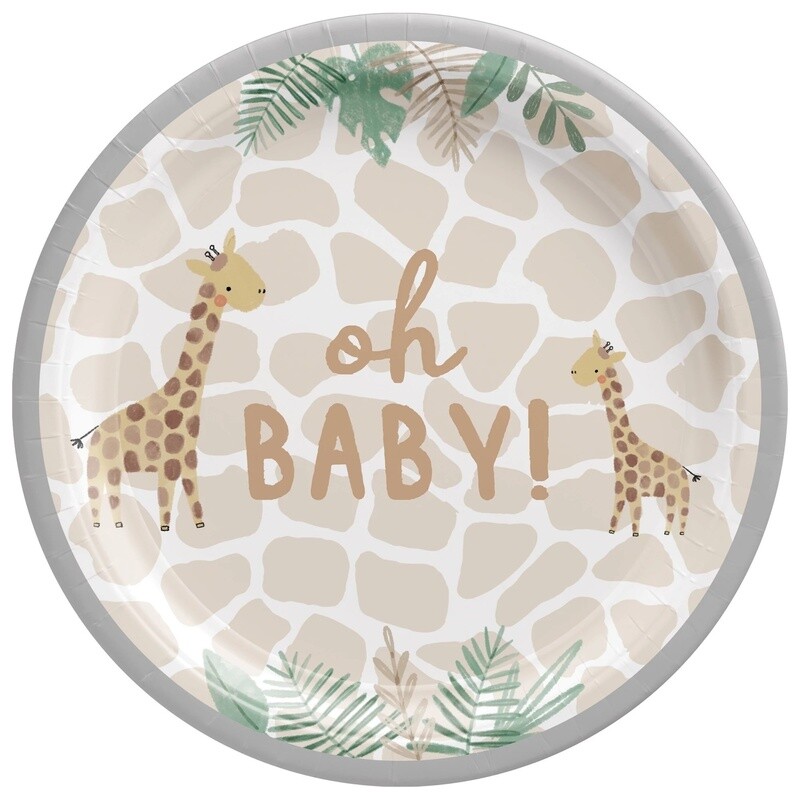 Soft Jungle 7&quot; Round Plates