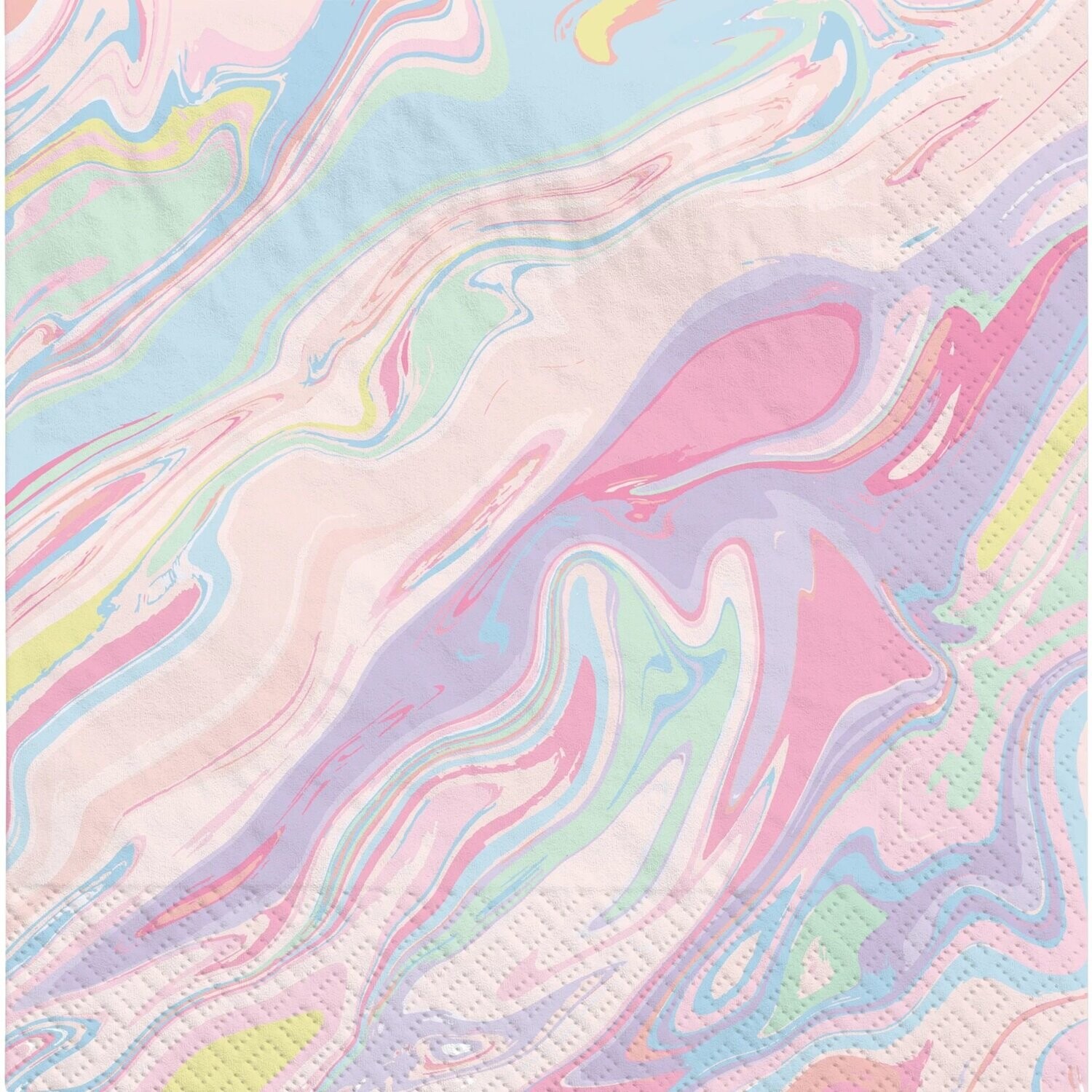 Marble Pastel Beverage Napkins