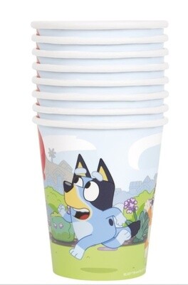 Cups - Paper - Bluey - 9OZ. - 8 PCS