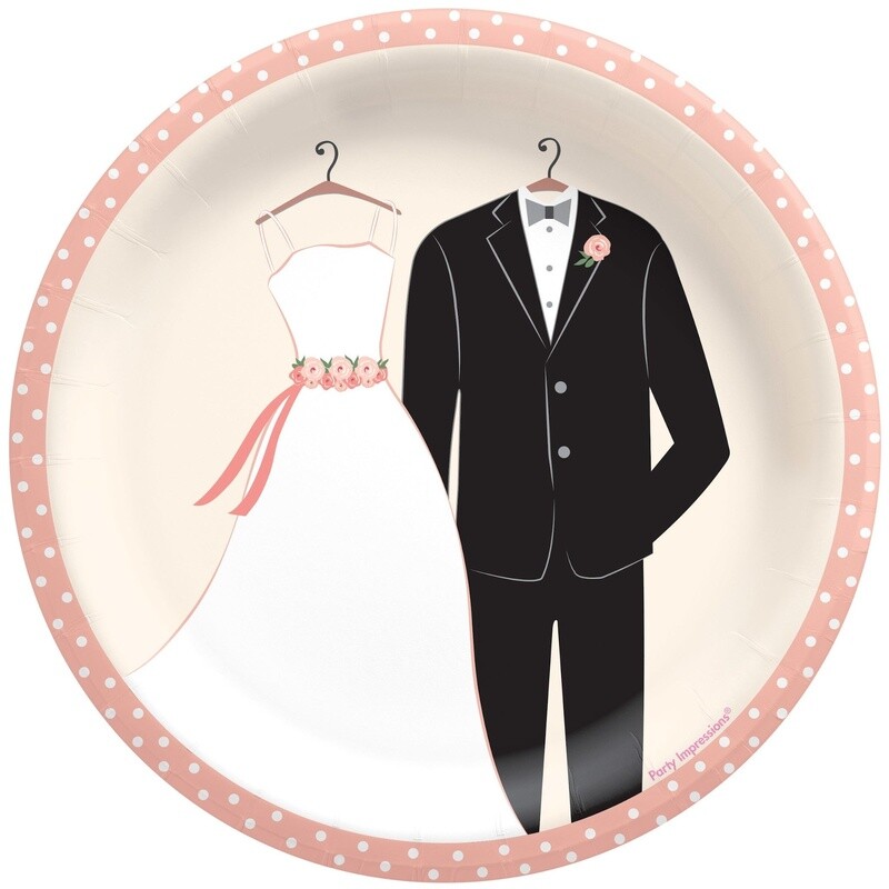 Wedding Attire 8 1/2&quot; Plates