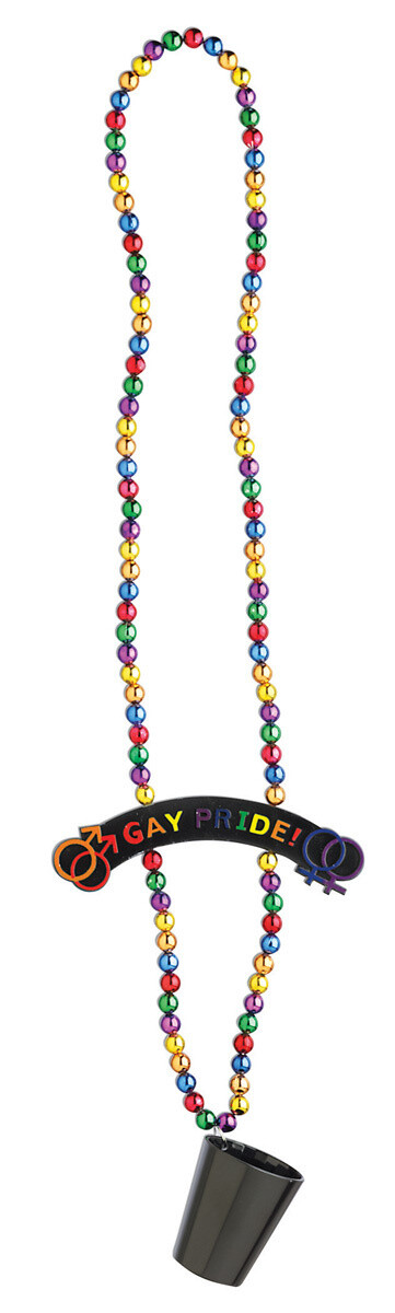 Shot Beads - Rainbow / Pride - 1pc
