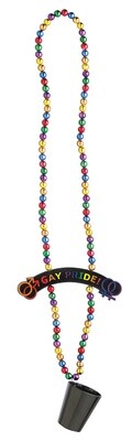Shot Beads - Rainbow / Pride - 1pc