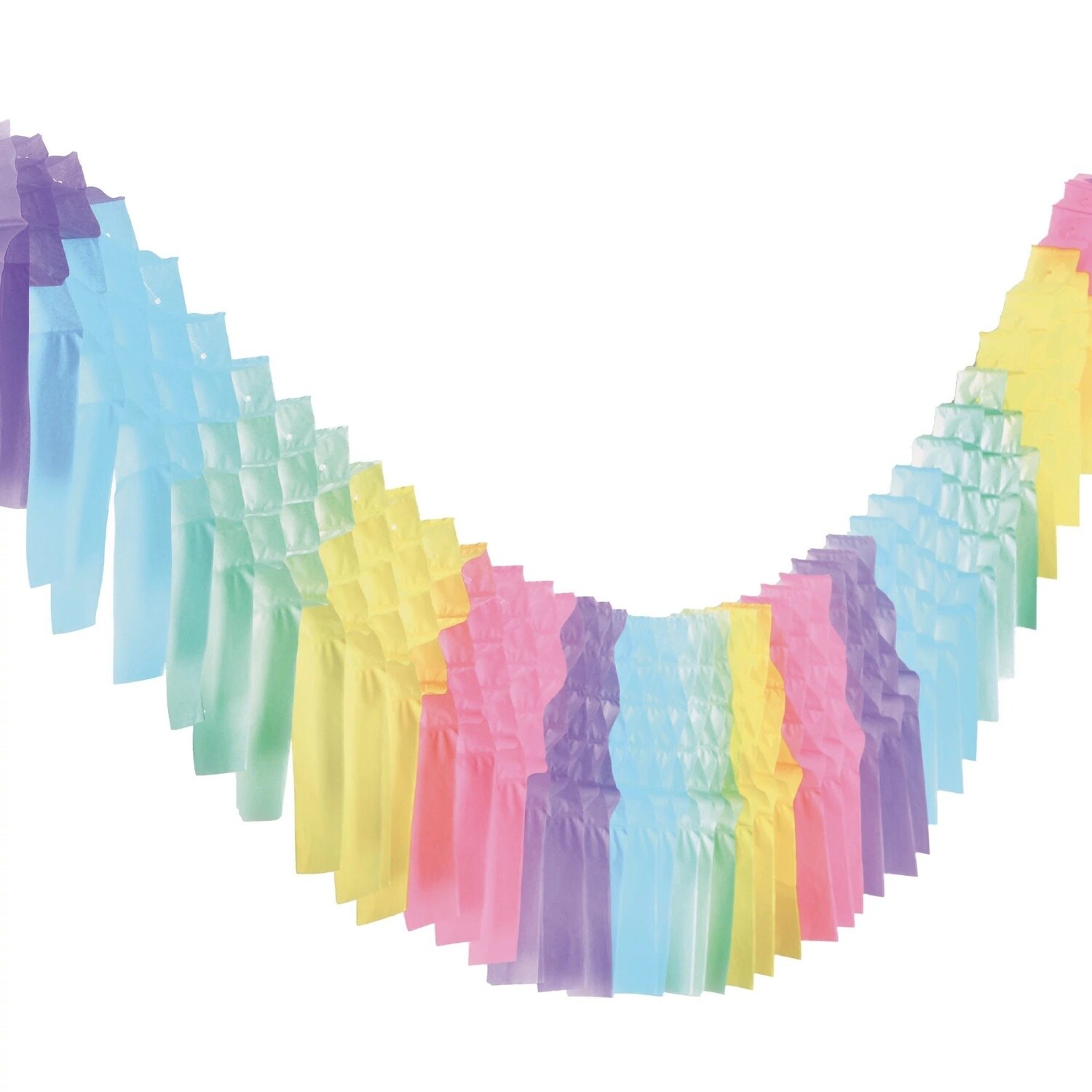 Pastel Tissue Garland