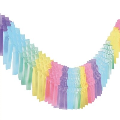 Pastel Tissue Garland