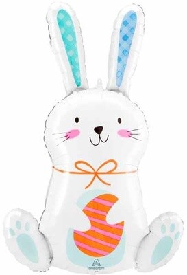 WHITE FUNNY BUNNY 33&quot;
