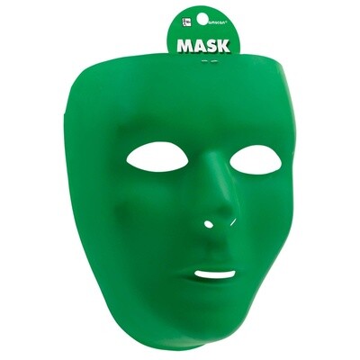 Mask-Full Face-Green-Plastic