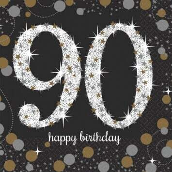 Napkins Bev - Sparkling Celebration 90th