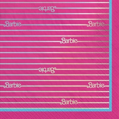 Malibu Barbie Hot-Stamped Luncheon Napkins