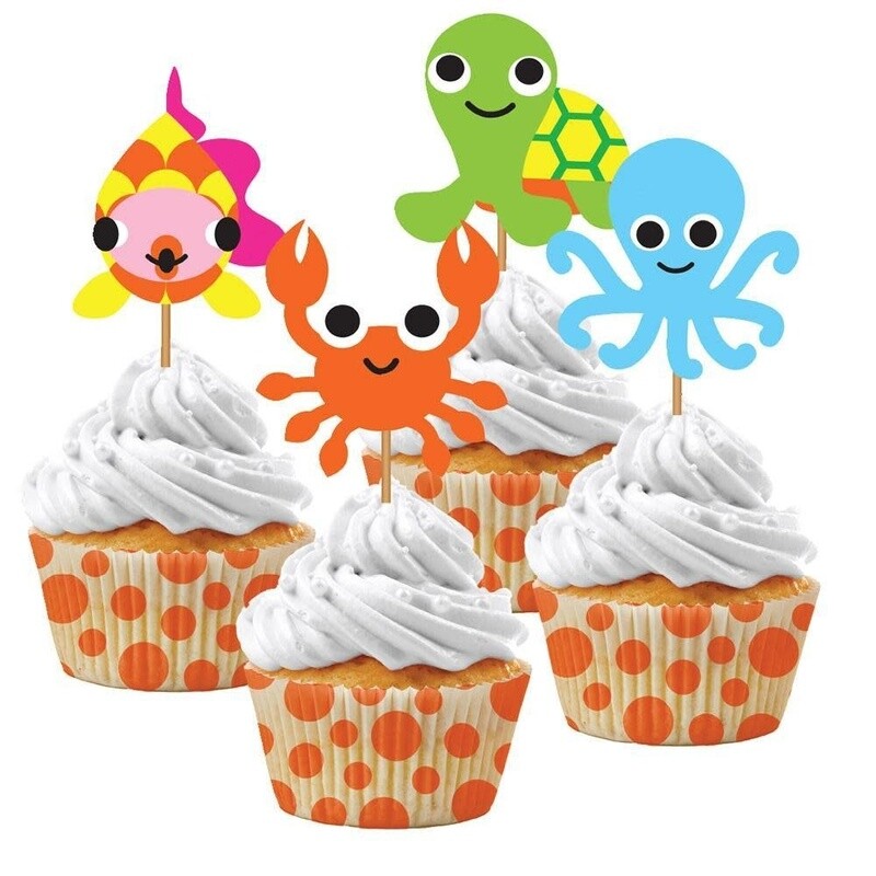 Cupcake Kit-Juvi Ocean (24pcs)