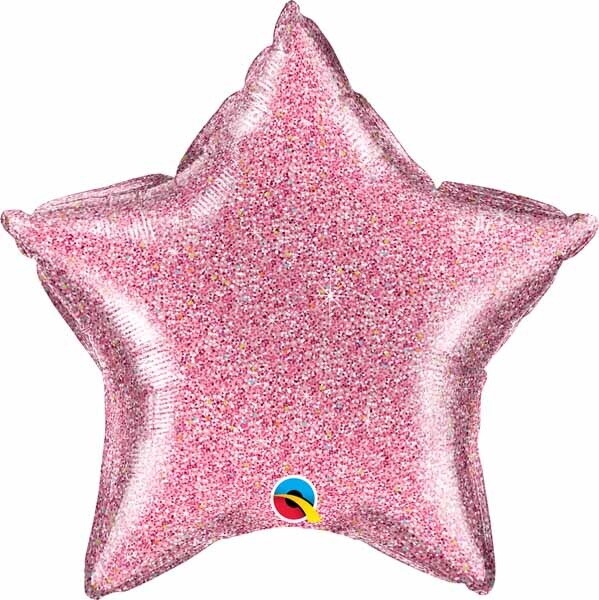 Foil Balloon – Pink   Shimmer Star – 18”