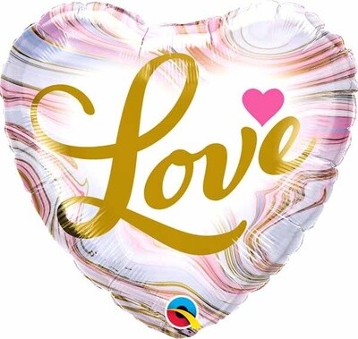 Foil Balloon - Love - 18&quot; - Heart Shape