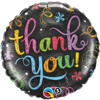 Foil Balloon - Thank You - 18&quot;