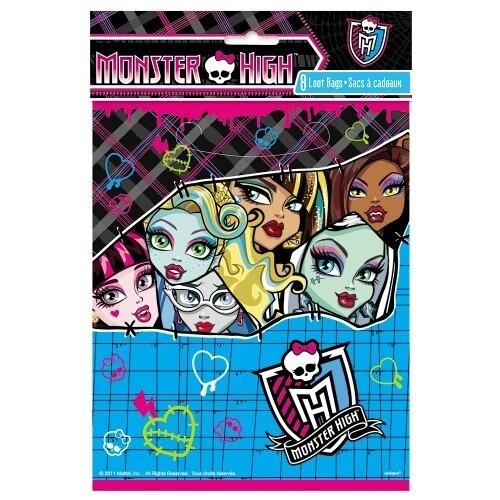 Invitations-Monster High-8pk
