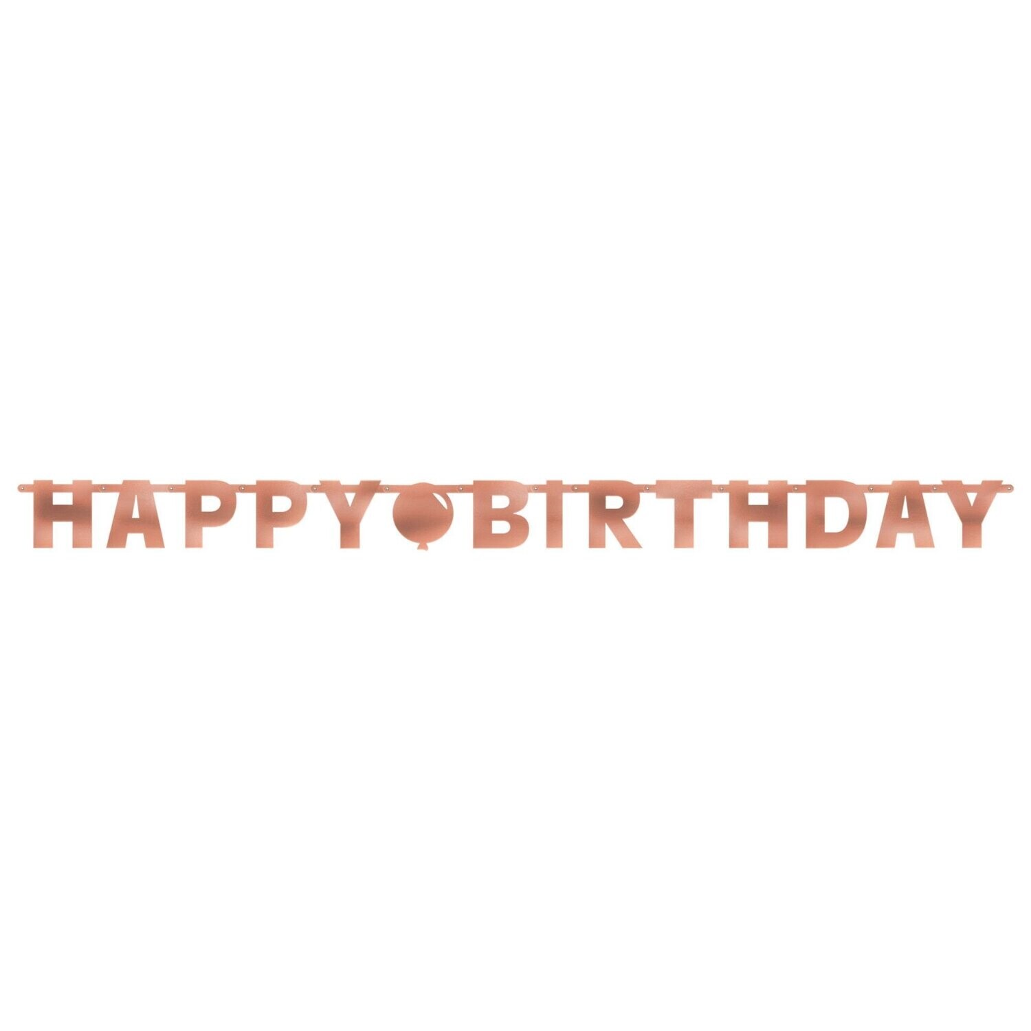 Blush Birthday Letter Banner