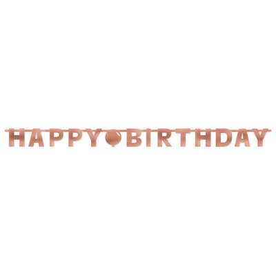 Blush Birthday Letter Banner