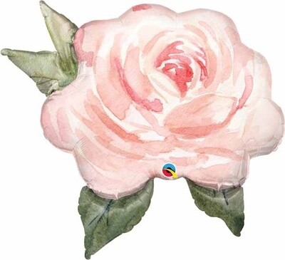 Foil Balloon - Pink Rose - SuperShape - 36&quot;