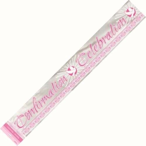 Banner-Radiant Cross Pink-Confirmation-6ft