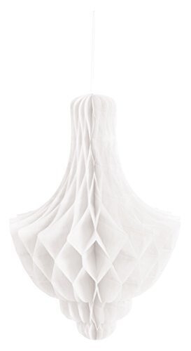 Hanging Decoration-White Honeycomb Chandelier-1pkg-14&#39;&#39;