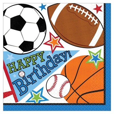 Sports Party Luncheon Napkins