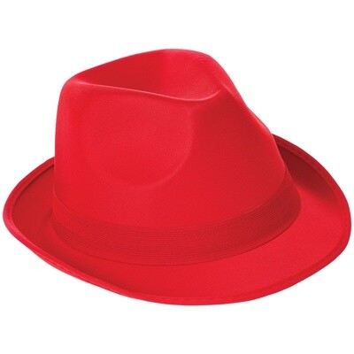 Fedora Hat Red