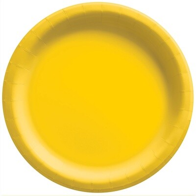 Plates - Bev - Sunshine Yellow - 6.75&quot; - 20PCS