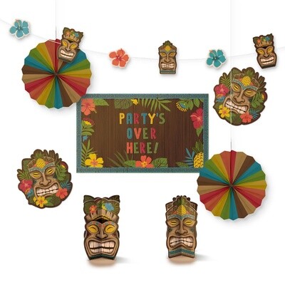 Vintage Tiki Room Decorating Kit