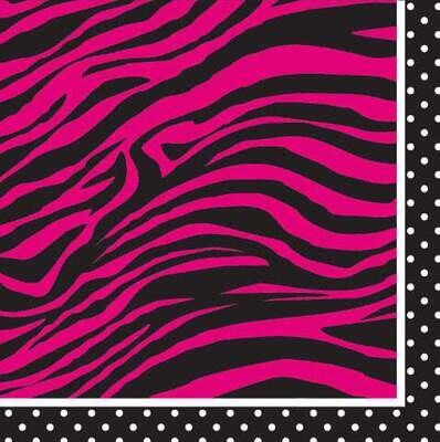 Napkins - BV - Pink Zebra Boutique - 16pkg - 3ply Final Sale
