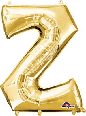 Foil Balloon - Gold Z - 34&#39;&#39;