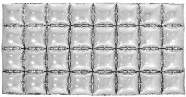 Balloon Backdrop  Foil 44 X 22&#39;&#39; Silver