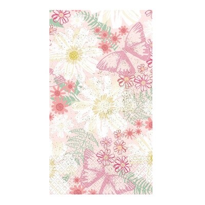 Guest Towel - Spring Butterflies