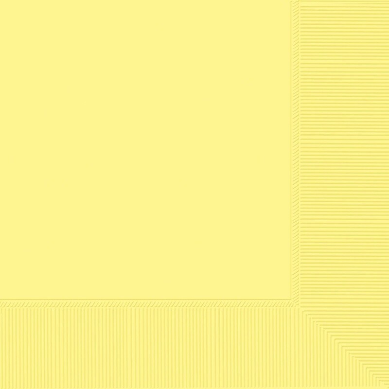 2-Ply Beverage Napkins, Mid Ct. - Light Yellow