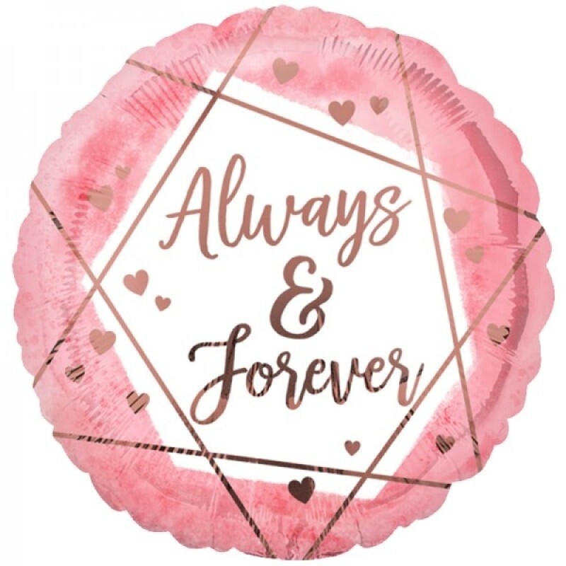 Foil Balloon - Always &amp; Forever- 18&quot;